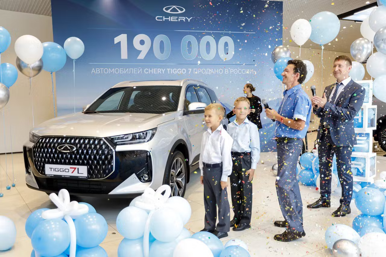  CHERY TIGGO 7 приветствует свою 190 000-ю семью!